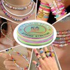 1mm Bracelet String, Elastic for Bracelet Making, 2-Color Set (Black/White)