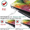 TWOLSKOO Case for MacBook Air 13 inch, Plastic Hard Shell