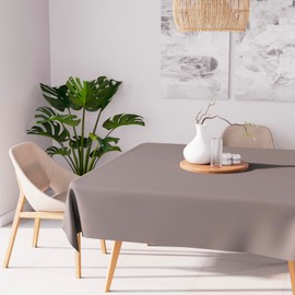 Soleil d'ocre Tablecloth, Polyester, Brown, 140 x 140 cm