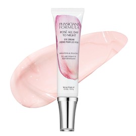 Physicians Formula Crema de ojos rosa para todo el día a la noche, ojeras, hinchazón, bolsas debajo de los ojos, arrugas