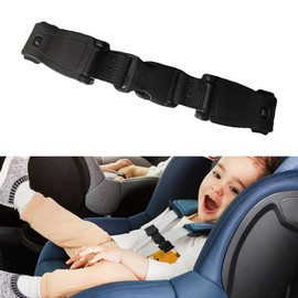 Child Chest Harness Clip,Anti-Slip Baby Chest Clip Guard,Anti Escape Safety Harness Strap Lock,Compatible with Car Seats,Strollers,High Chairs,Baby Carrier,Schoolbags(Black)