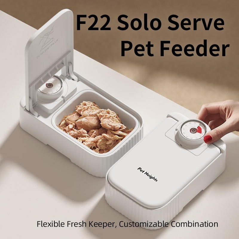 Pet Heights F22 2-Meal Automatic Pet Feeder for Cats and