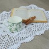 kilofly Crochet Cotton Lace Table Placemats Doilies Set, 2pc, Oblong,