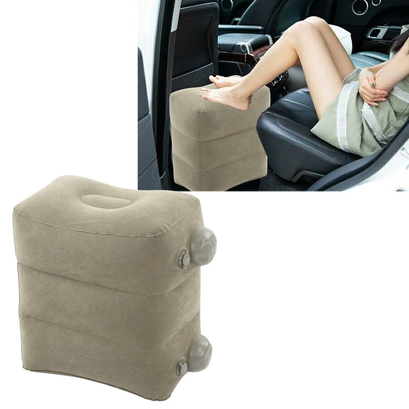 Inflatable Foot Rest Promote Blood Circulation Relieve Fatigue PVC Flocking