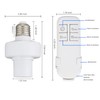 Remote Control Light Socket,Wireless Light Switch Kit with Timer,E26 E27
