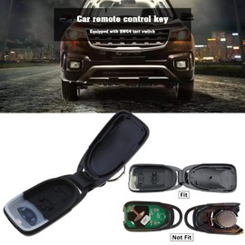 The Lord of the Tools Autoschlüssel Hülle Fernbedienung Schutzhülle Kompatibel mit Hyundai Elantra Santa Fe Matrix Trajet Ersatz, 2-Taste-Gehäuse