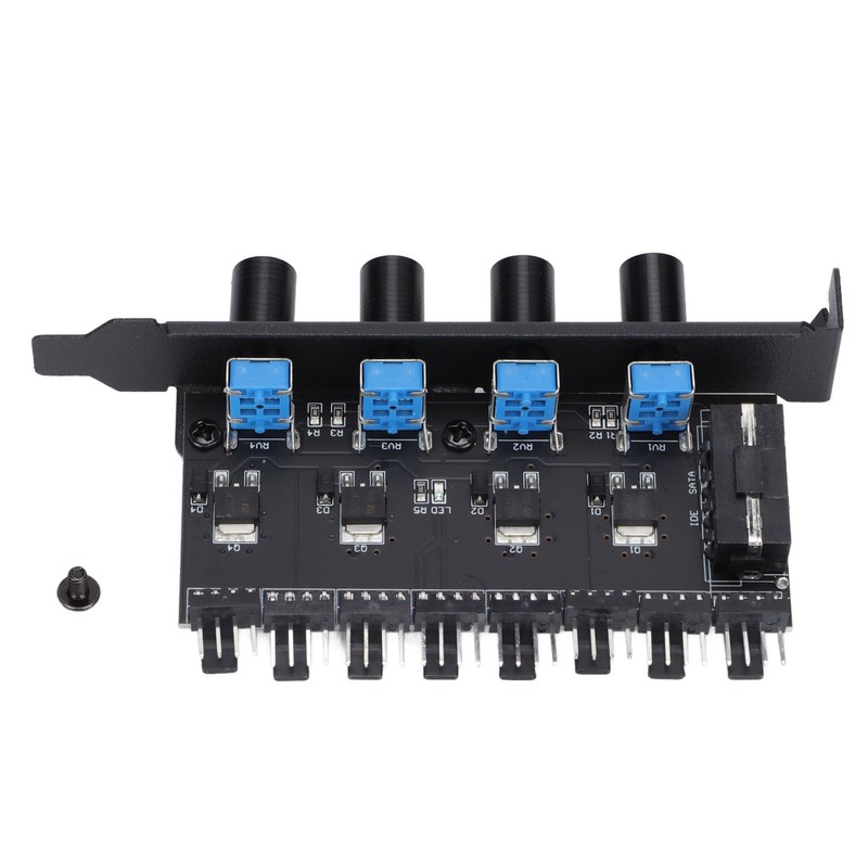 Fan Hub 12V 4pin 8 Channels 4 Knob Stable Precise