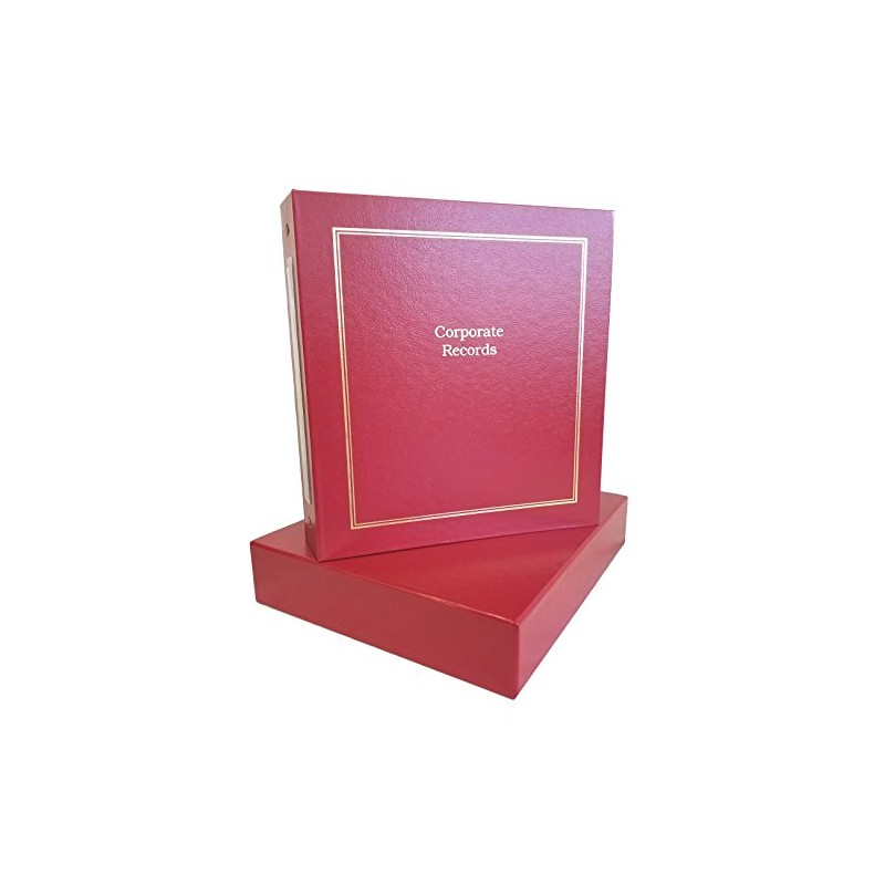 LLC Kit (Red) - Binder, Slipcase, Operating Agreement, Membership Certificates,