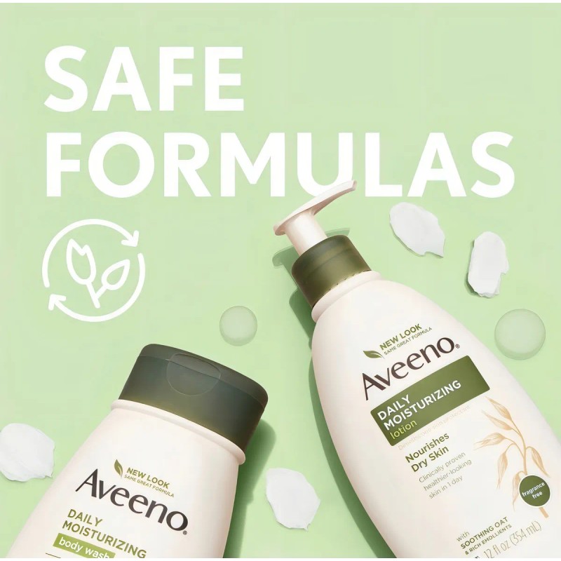 Aveeno Daily Moisturizing Lotion (18 Fl. Oz.2 Pk.+2.5 Oz)