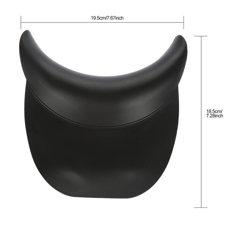 Soft Silicone Shampoo Bowl Neck Rest,Neck Rest For Sink Hair