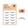 LASHIDOL Natural Transparent Eyelashes Handmade False Eyelashes Natural Design for