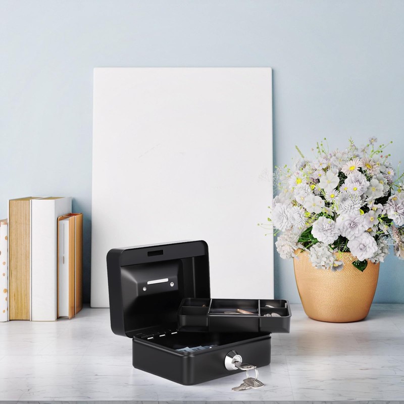 Mini Cash Box with Slot Small Cash Box with Money