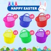 Evoio Easter Baskets for Kids, 24 Pack Plastic Easter Baskets