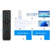 Pepper Jobs W10 GYRO Air TV Remote, QWERTY Keyboard Fly
