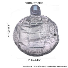 HINATAA Lazy Drawstring Makeup Bag, Travel Cosmetic Bag Large Capacity Drawstring Makeup Bag Lazy Cosmetic Bag Beam Mouth Storage Bag Cosmetic Pouch Travel Storage Bag (Grey)