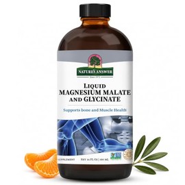 Nature's Answer Liquid Magnesium Malate & Glycinate, 16 Oz Malato y Glicinato de Magnesio Líquido, 400 Ml