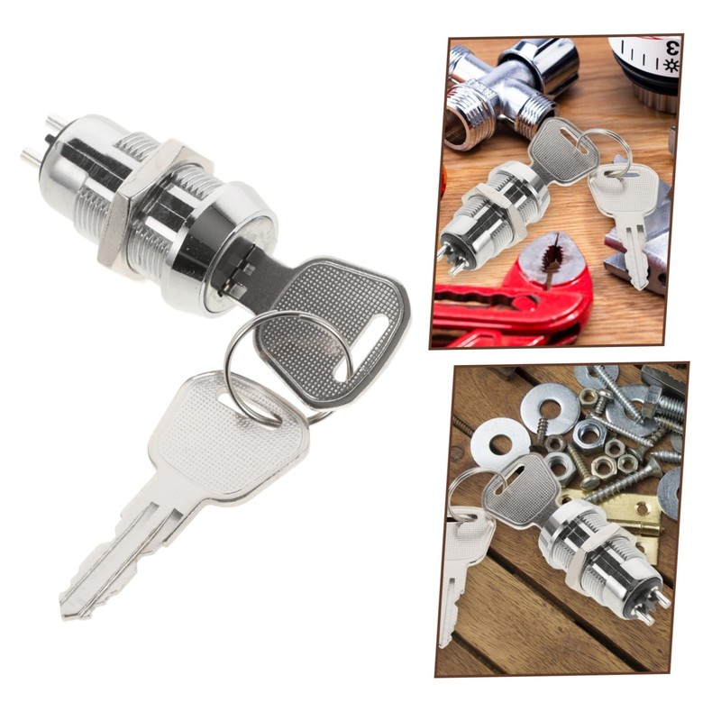 KOMBIUDA Ignition Key Switch for Scooter Forklift Motorcycle Ignition Switch