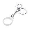 Elecom AT-UBKCR AirTag Case Soft Bumper (with Key Ring) Clear