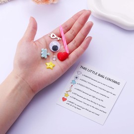 Kvekstio I Love You Gift, Little Bag of Love, Novelty Anniversary Lover Gift for Husband Wife GF BF, Small Bag Accessories, Valentine's Day Mini Hug in a Bags Decor Gift for Him Her