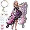 YeahBoom Butterfly Costume Women, Butterfly Wings Adult, Butterfly Cape Women,