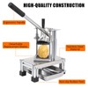 Commercial Vegetable Fruit Chopper, Stainless Steel French Fry Cutter with