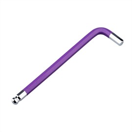 FOCMKEAS 8mm Ball End Hex Key Allen Wrench,Internal Hexagonal Wrench, L Shaped Long Arm S2 Steel Repairing Tool，Purple