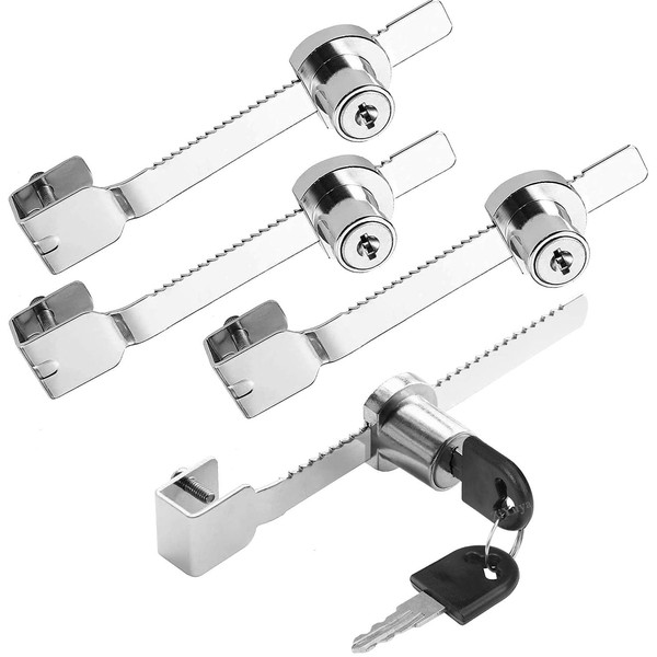 ZiYuya Terrarium Lock, Display Cabinet Lock, Sliding Door Lock, Ratchet