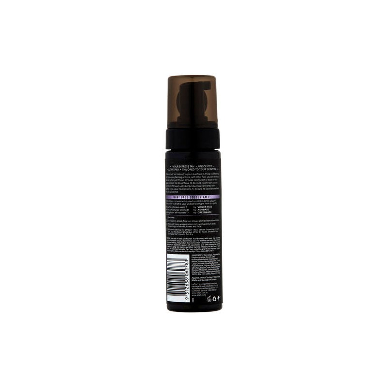 Le Tan Uber Fast Self Tanning Foam Violet Base 200mL