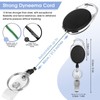 4 Pack Retractable Pen Pencil Holder with 31.5" Durable Dyneema