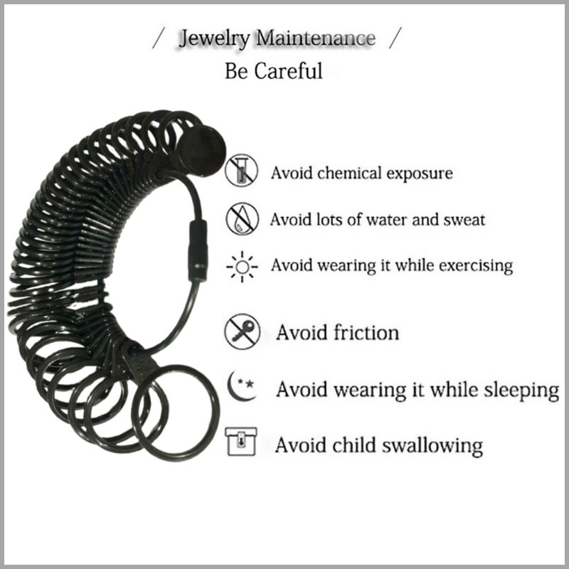 1pcs Ring Measurer and Ring Sizer, Wedding Ring Sizer, Professional