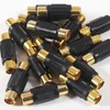 AEDIKO 20pcs RCA Female Coupler RCA Female to Female Audio