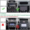 JKCOVER Dashboard Mats Compatible with Subaru Crosstrek/Impreza 2018-2022 2023 and