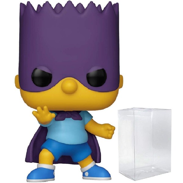 Funko The Simpsons: Bart Simpson - Bartman Funko Pop! Vinyl Figure (Includes Compatible Pop Box Protector Case)