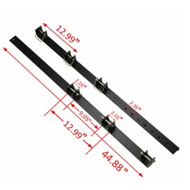 ECOTRIC Heavy Duty 3-Place Edgers Gas Weeder Trimmer Rack holders for Open Landscape Trailer Truck
