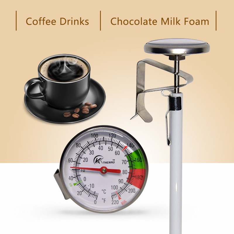 KT THERMO Instand Read 2-Inch Dial Thermometer,Best for The Coffee