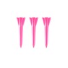 IZZO Golf Plastic Golf Tees, 1.5 Inch, Neon Pink (Pack