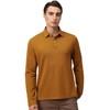 Hudson Wellesley Cotton Pique Polo Shirts for Men Long Sleeve