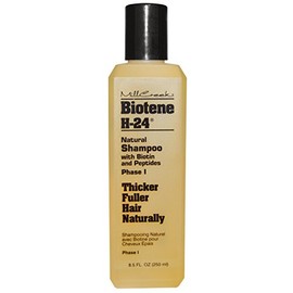 Mill Creek Botanicals Biotene H-24 Biotin and Keratin Shampoo and Condtiioner Bundle For Thinning Hair, Hair Loss and Receding Hair Line With Aloe Ver