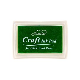 Dark Green Ink Pad Finger Washable Kids Stamp Ink Pad for Rubber Stamps Paper Scrapbooking