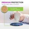 4 x Boxed Round Coasters - Name Amaris Tropic Flamingo