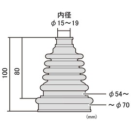 STRAIGHT 19-618 Constant Speed Joint Boots, Universal Type, For Light Vehicles