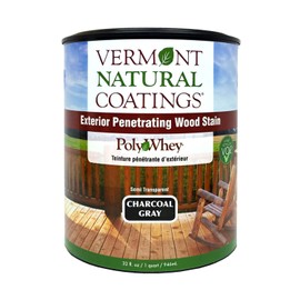Vermont Natural Coatings PolyWhey Exterior Penetrating Stain - Charcoal Gray - Quart