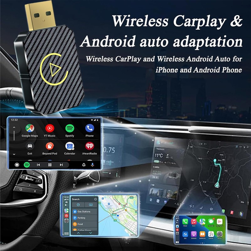 Android Car Wireless Adapter, Carplay Wireless Adapter, Android Car Adapter