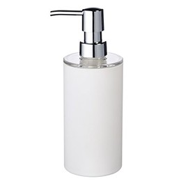 Ridder Touch Soap Dispenser, Poly Resin, White, 6.7 x 6.7 x 19 cm