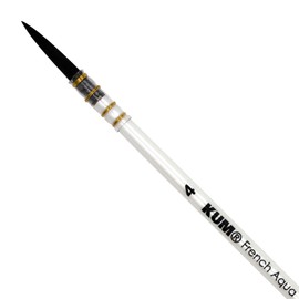 KUM AZ5144019 - French Aqua #4 Synthetic Fibre Brush 1 Watercolour Brush