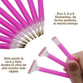 Zinker Kit de Accesorios y Herramientas Para Pintura de Diamante 5D, Diamond Painting, con más de 100 Piezas