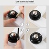 Dear Self Adhesive Caster Wheels for Furniture, Storage Box, Trash