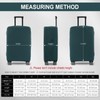RainVillage Travel Luggage Cover - Scratch-Resistant Fit 19-33 Inch, Avocado