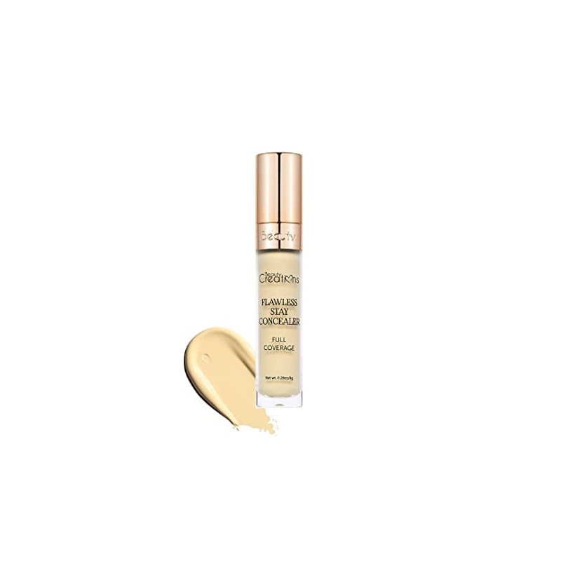 Corrector cobertura completa Flawless Stay - Beauty Creations (Amarillo)