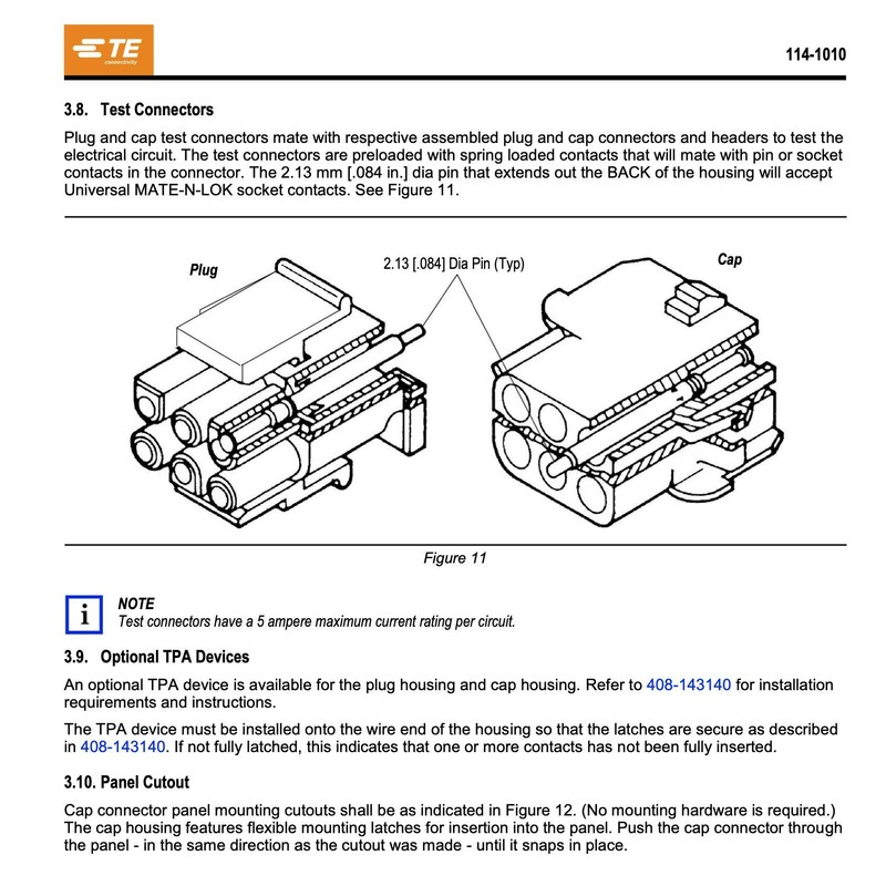 TE/AMP 3-Pin 20A Sealed Mate N Lok Wiring Connector 2.13mm